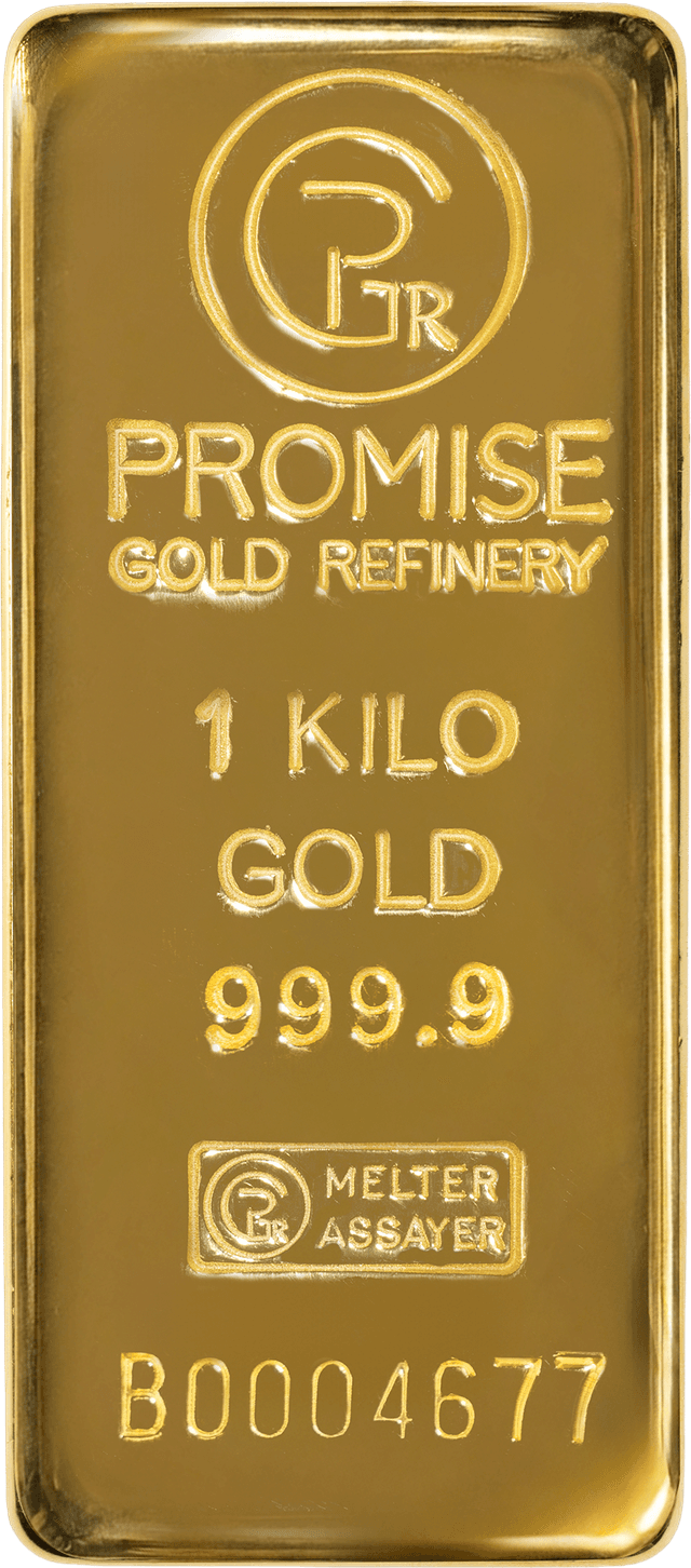 1KG.  999.9 Gold Kilo Bar