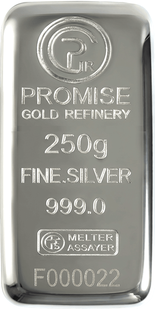 250 GM SILVER 999.0 SILVER BAR